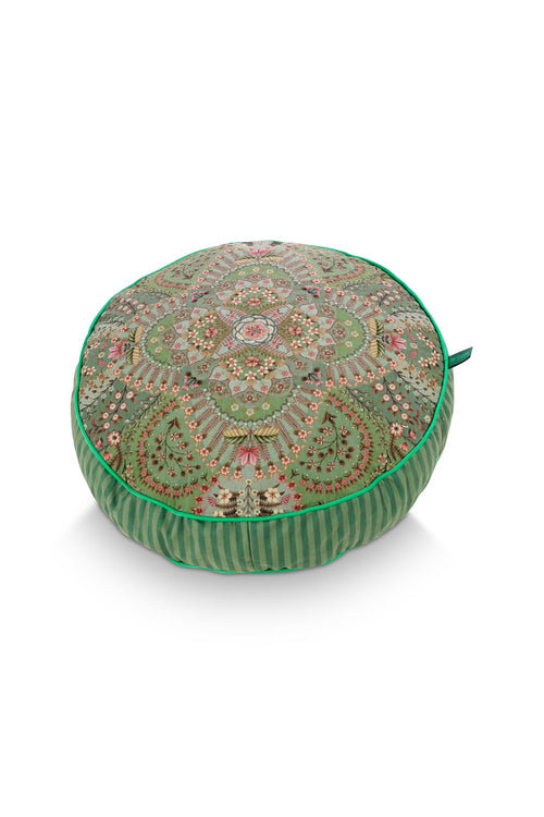 Pip Studio Sierkussen Alfombra Groen Fluweel 40 x 40 cm