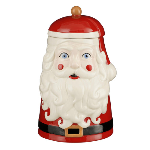 House of Seasons Celebration Voorraadpot - L16 x B16 x H26 cm - Steengoed - Rood - vtwonen shop