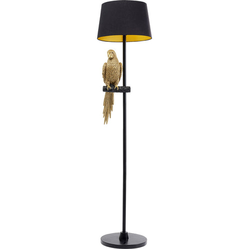 Kare Design Vloerlamp papegaai 176cm goud - vtwonen shop