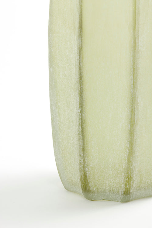 Light & Living vaas BRADLEY - Ø17x60cm - groen - vtwonen shop