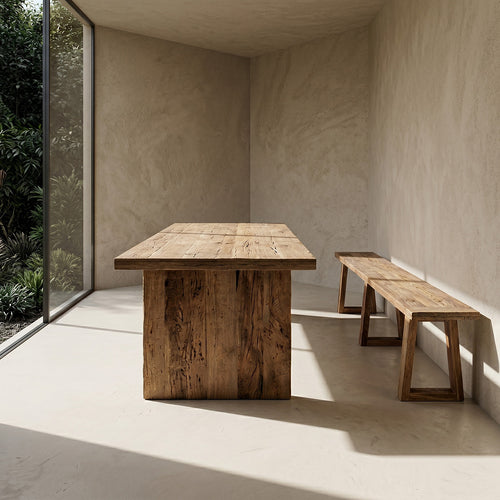 Farmwood Waterfall eettafel - FSC-gerecycled hout - 240 cm