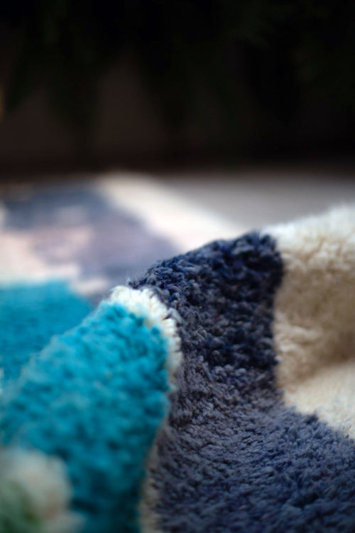 AFK Living vloerkleed Berber - handgemaakt - Wol - 140 cm x 200 cm