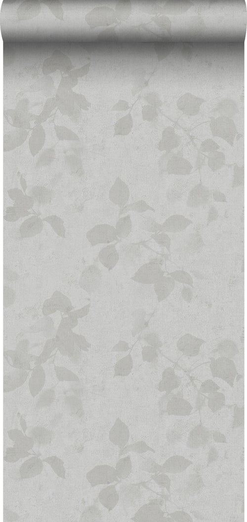 Borastapeter behang bladeren grijs - 53 cm x 10.05 m - 660334 - vtwonen shop