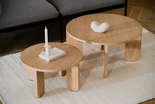 noo.ma KUVU Nesttafel - Oak - vtwonen shop