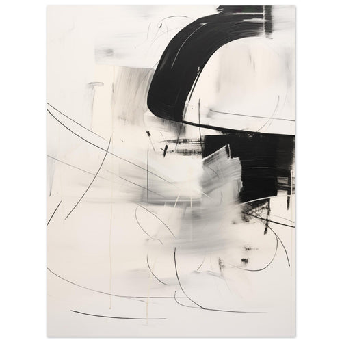 Artfulprints  Abstract - Chique brush 1   poster 30x40 cm