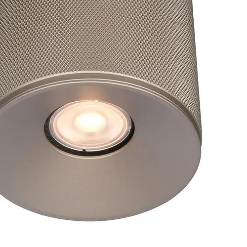 Artdelight plafondlamp Costa - 1 lichts - 10.5  x 10   cm - champagne - vtwonen shop