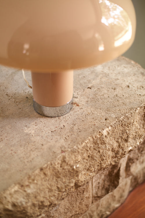 HKLIVING tafellamp Lounge – mokka - vtwonen shop