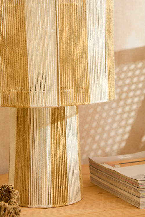 Calma House Tafellamp met CE-stekker Far - Beige - 46x30
