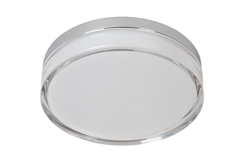 Lucide plafonnière badkamer PLANO - 1xGeïntegreerde LED - Opaal