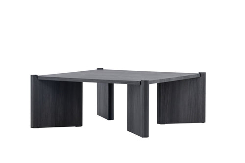 Rebellenclub Salontafel Makai - 100 x 100 cm -  Donkerbruin - vtwonen shop