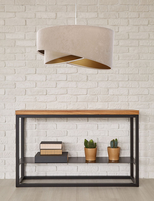 bpskoncept hanglamp Galaxy Elegant - beige-goud - Ø50 cm