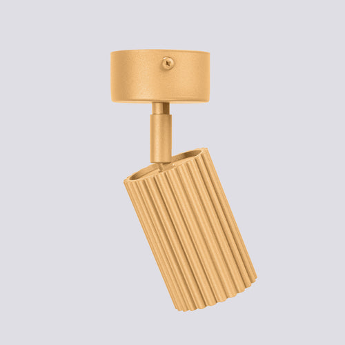 Sollux Lighting Plafondlamp KARBON 1 goud - 7x7x18cm