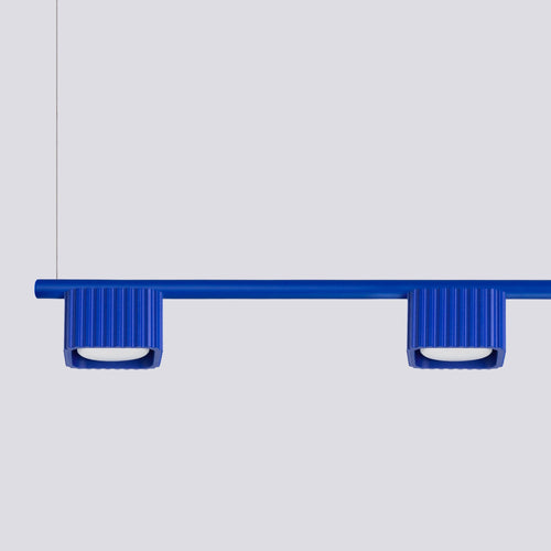 Sollux Lighting Kroonluchter RIFF 4 ultramarijn Gx53 - 122x10x208cm