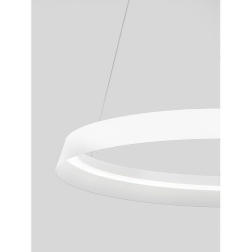 Nova Luce ORMI Geïntegreerde LED-hanglamp voor plafond, zandwit, Triac dimbaar, 52W, 3717lm, 2700-3000K kleurtemperatuur