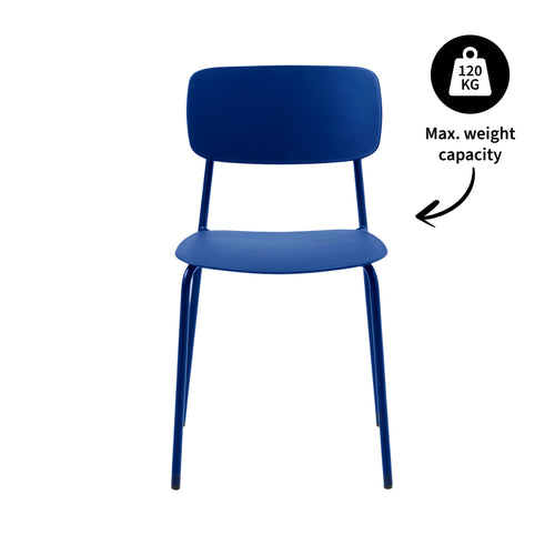 Kick eetkamerstoel Lio - Blauw - vtwonen shop