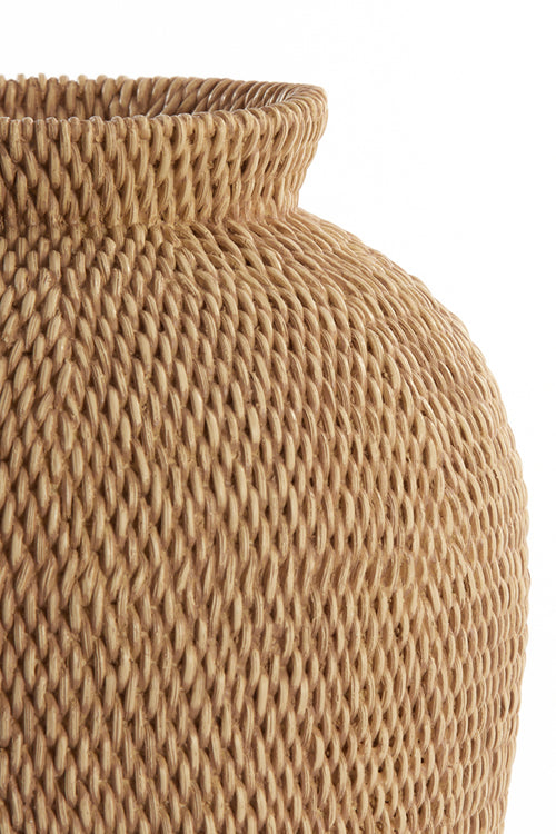 Light & Living vaas VEDELLA - Ø26x28cm - bruin - vtwonen shop