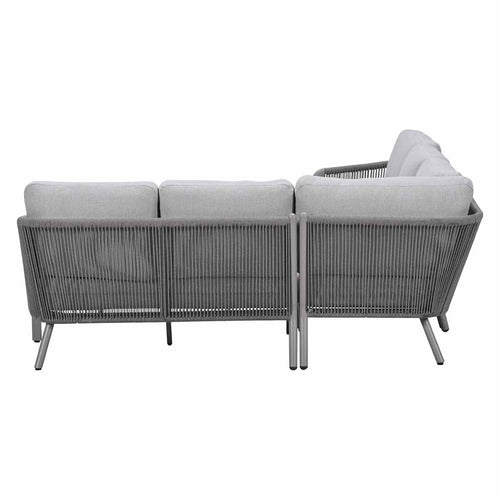 Durango rope lounge hoekset - taupe - valley sand