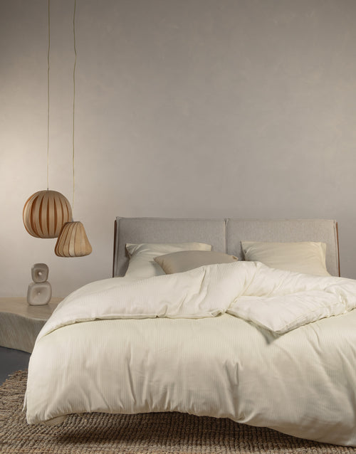 Essenza Coletta dekbedovertrek - Eenpersoons – 140x200/220 cm - Vanille