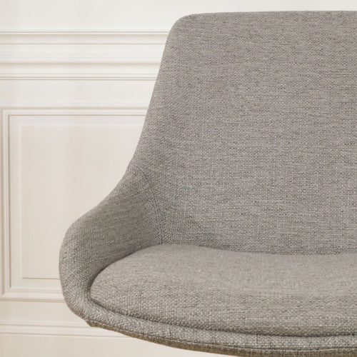 Nolon Nino-Isa Barkruk Warm Grijs - Stof - Zwart Onderstel - 65 cm - vtwonen shop