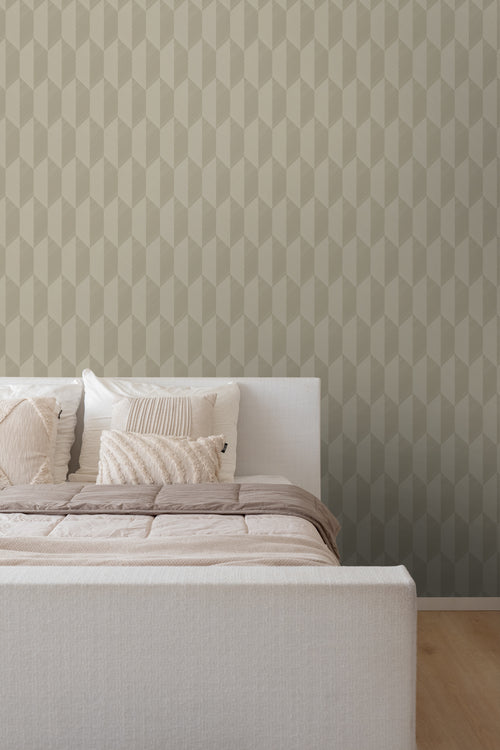 Origin Wallcoverings eco-texture vliesbehang 3D-motief celadon groen - 50 x 900 cm - 348035 - vtwonen shop