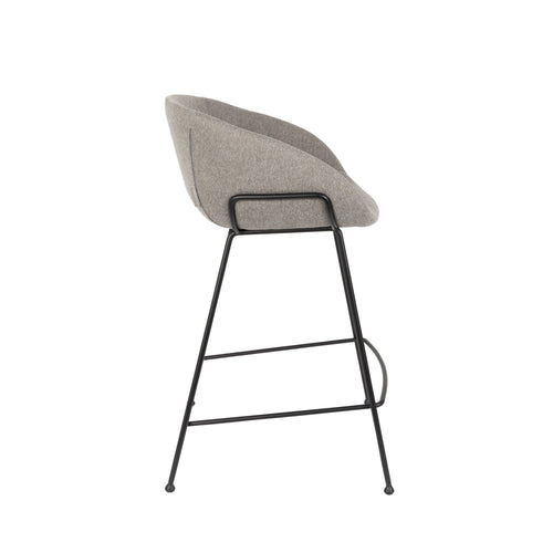 Zuiver Feston Barkrukken rugleuning 65 cm Grijs - Set van 2