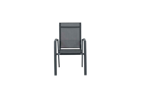 Garden Impressions Gala tuinstoelen set van 4 carbon black