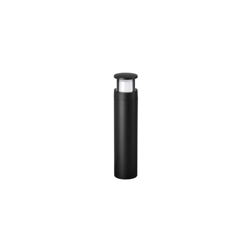 Merano Argentia Buitenpaal Zwart Aluminium, LED 6W 420Lm 3000K IP54