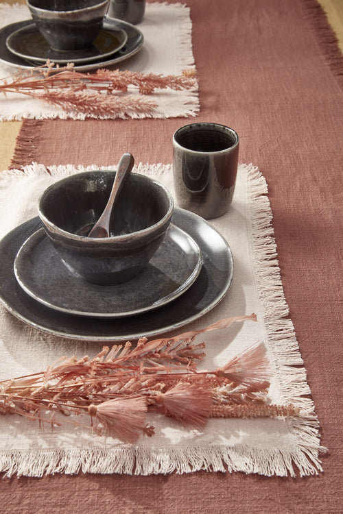 Mica Decorations Tabo Serviesset 4 Persoons - Zwart - vtwonen shop