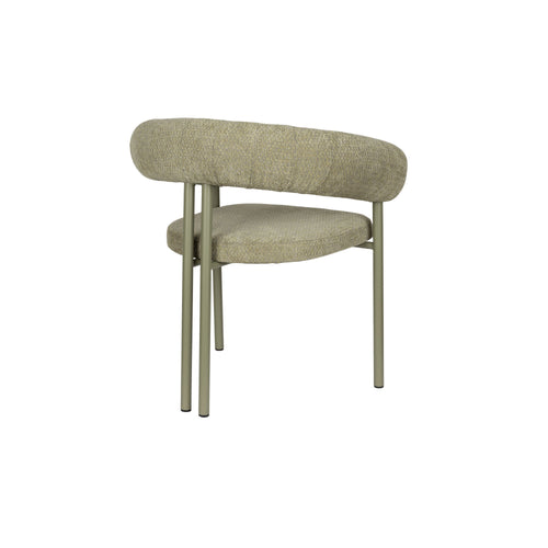 Zuiver Heels Eetkamerstoelen Armleuning Groen - Set van 2