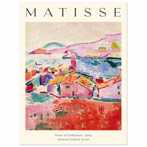 Artfulprints  Matisse - View of Collioure 1905   poster 30x40 cm - vtwonen shop