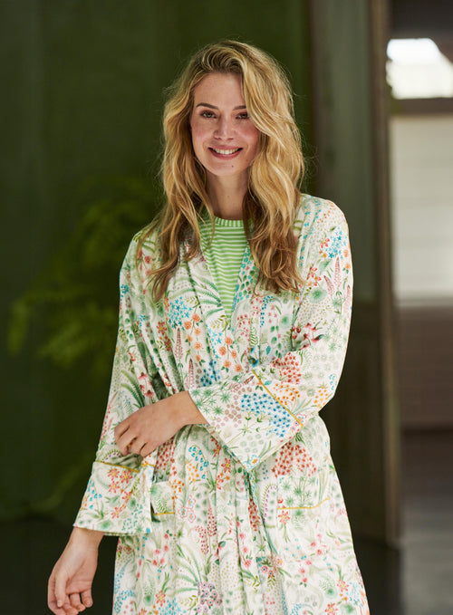 Pip Studio - Naomi Kimono - Dames - Querida - Wit - XXL - vtwonen shop