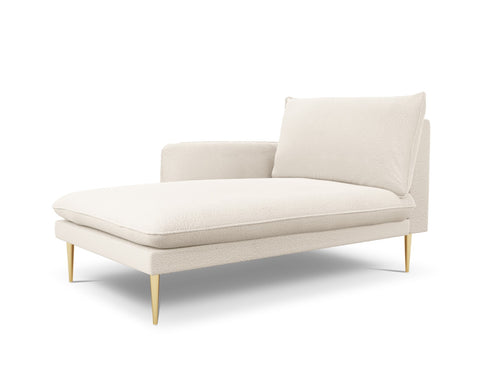 Cosmopolitan Design linker meridiaan Vienna boucle, beige - 170x110x95cm