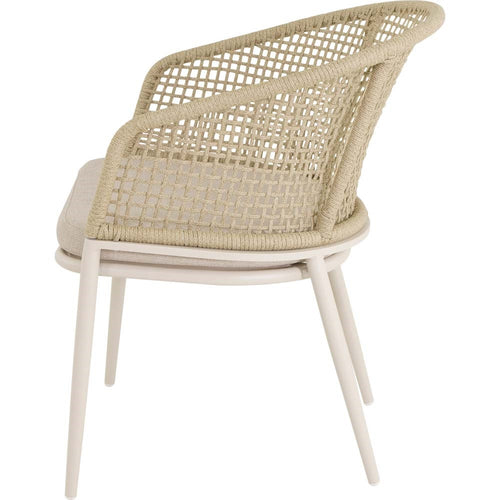 Lesli Living bistrostoel Kioto - beige - 56x62x77cm - set van 2