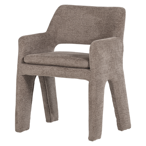 vtwonen eetkamerstoel Bigfoot - Chenille - Taupe - 78x57x56