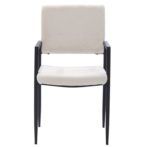 Giga Meubel Eetkamerstoel Elin - Stof - Beige - Set van 2 - vtwonen shop