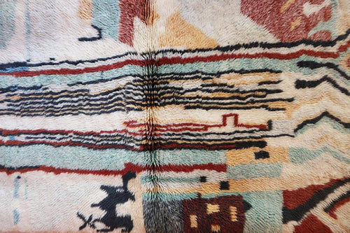 AFK Living vloerkleed Berber - handgemaakt - Wol - 120 cm x 170 cm