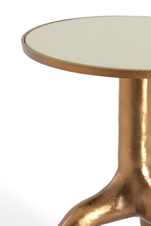 Light & Living bijzettafel MELLO - Ø40.5x53cm - bruin - vtwonen shop