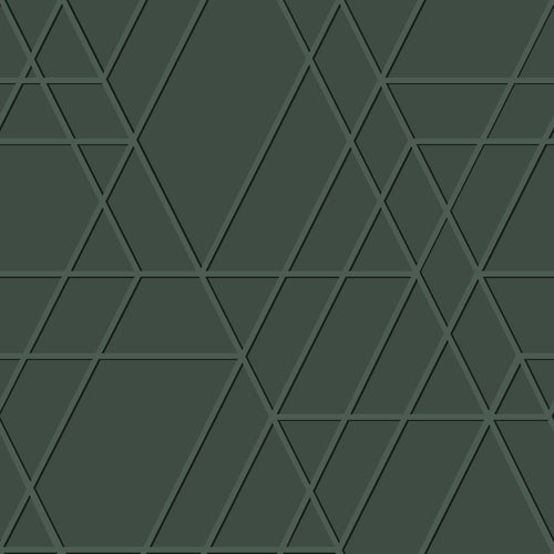 ESTAhome behang grafisch 3D motief donkergroen - 50 x 900 cm - 139606 - vtwonen shop