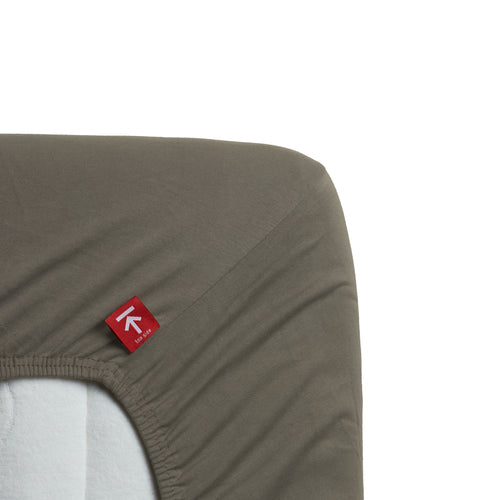 Beddinghouse - Jersey - Topper Hoeslaken - 160x220 cm - Warm grijs - vtwonen shop