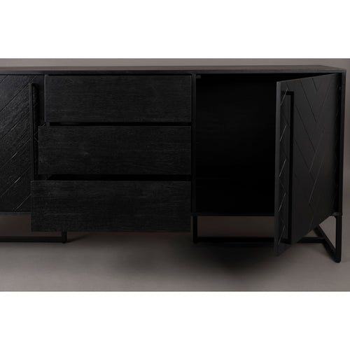 Dutchbone Class Dressoir Hoog Acaciahout Zwart - vtwonen shop