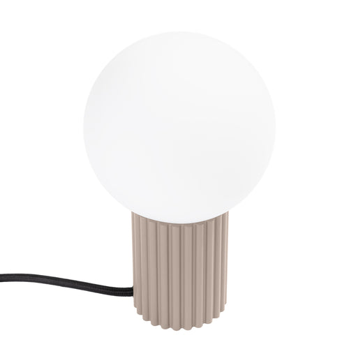 Sollux Lighting Tafellamp HALO taupe - 12x12x19cm
