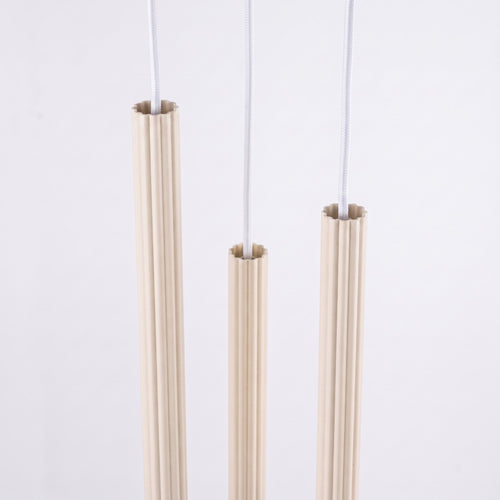 Sollux Lighting Hanglamp ARCHE 3P beige - 20x20x120cm