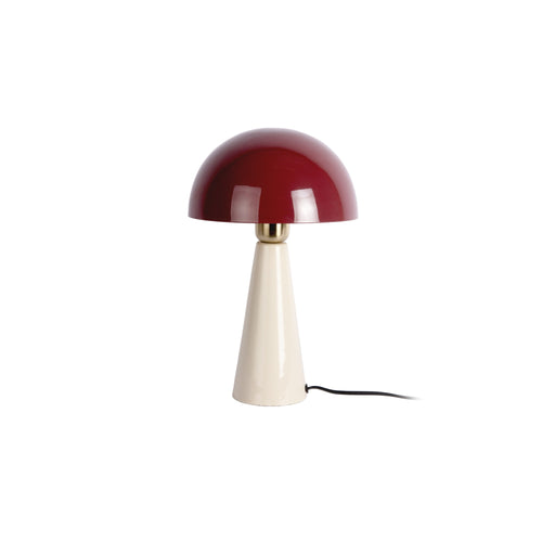 Leitmotiv tafellamp Prague - wit - Ø20cm