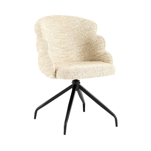 Giga Meubel Eetkamerstoel Claes - Beige - Draaibaar - Set van 2 - vtwonen shop