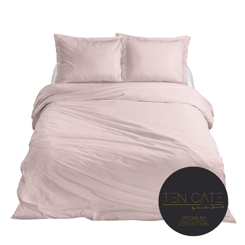 Ten Cate premium - dekbedovertrekset - 240x200/220 - 100% katoen satijn - roze - vtwonen shop