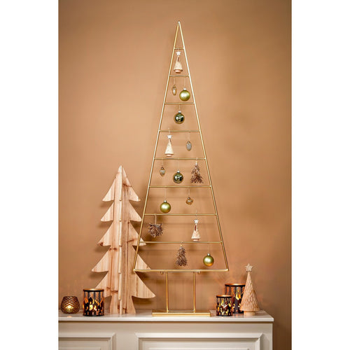Mica Decorations Decoratie boom goud - l50xb15xh152cm