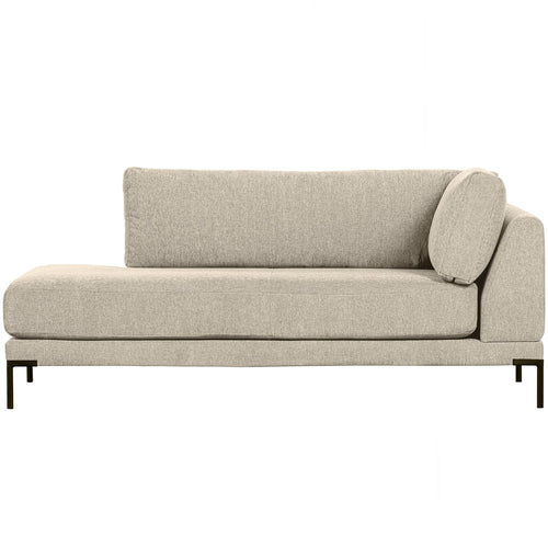 vtwonen elementen bank Couple - Polyester - Zand - Hoek/Poef/Loveseat/Lounge - vtwonen shop