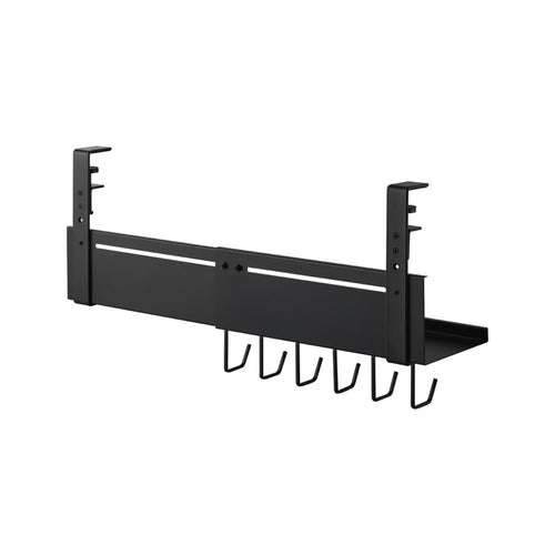 Yamazaki Smart Kabel- en routerorganizer voor onder bureau uitschuifbaar - Zwart