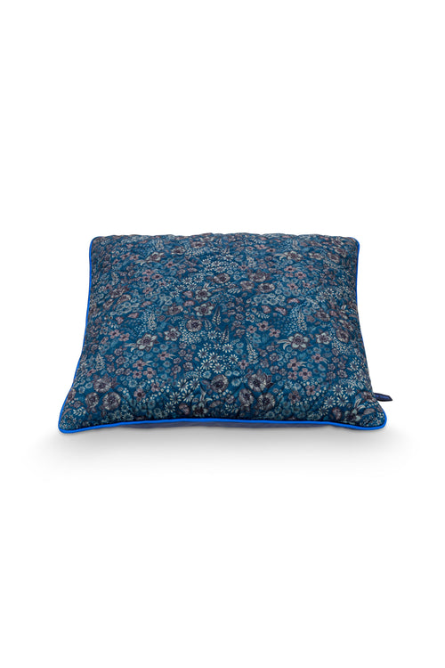 Pip Studio Sierkussen Quilted Daisy - Blauw - 50x50cm - vtwonen shop