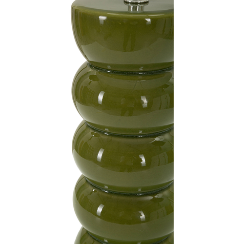 Mauro Ferretti tafellamp - 25x46 cm - groen/wit